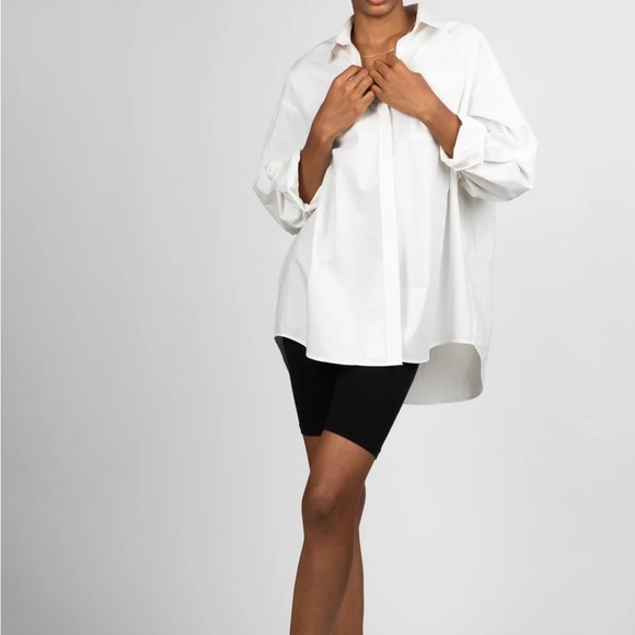 THOUGHTLESS Women Oversized Cotton Shirt L NEW - Picture 3 of 10